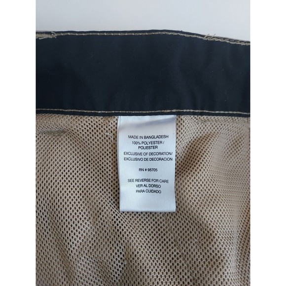 Mens Tan Denali Quick Dry Stretch Cargo 8 Pocket Hiking Shorts W/Belt Size 38 - Picture 3 of 8